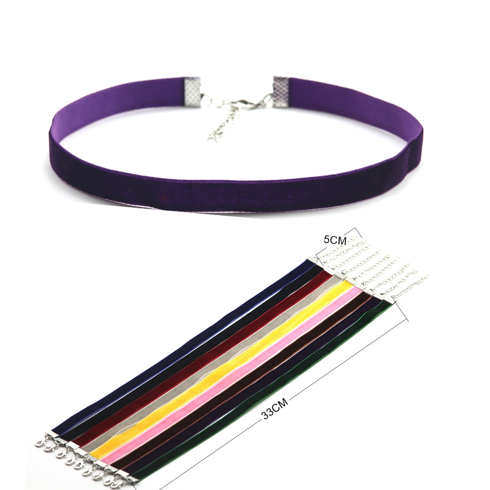 Collar corto de terciopelo vin - Body Jewelry Necklace reseña y precio