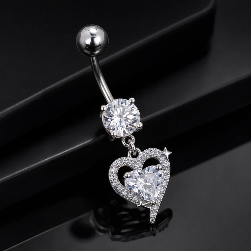 1 unidad de anillo colgante pa - Body Jewelry Surgical Steel reseña y precio