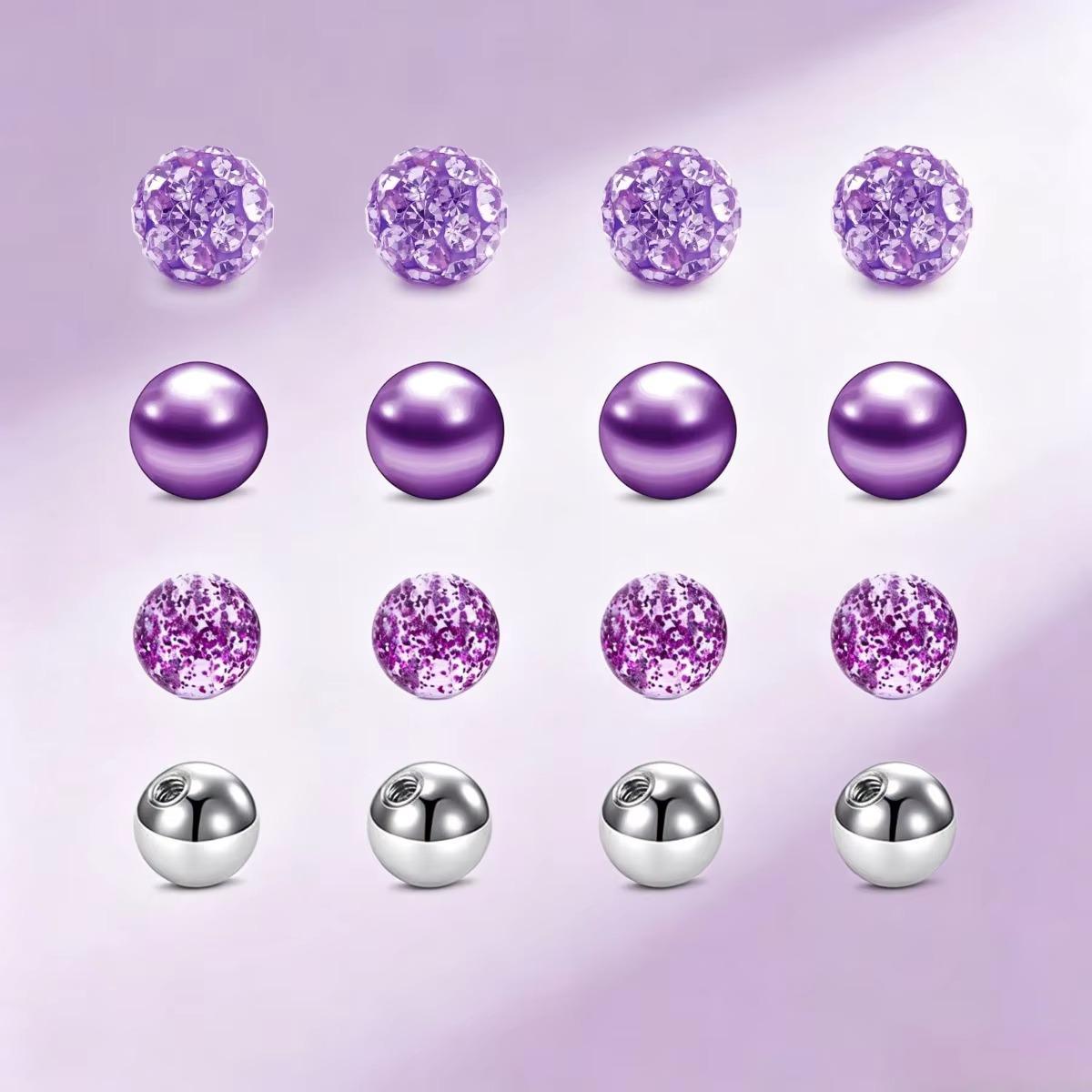 16 piezas de bolas de repuesto - Body Jewelry Replacement Ball reseña y precio