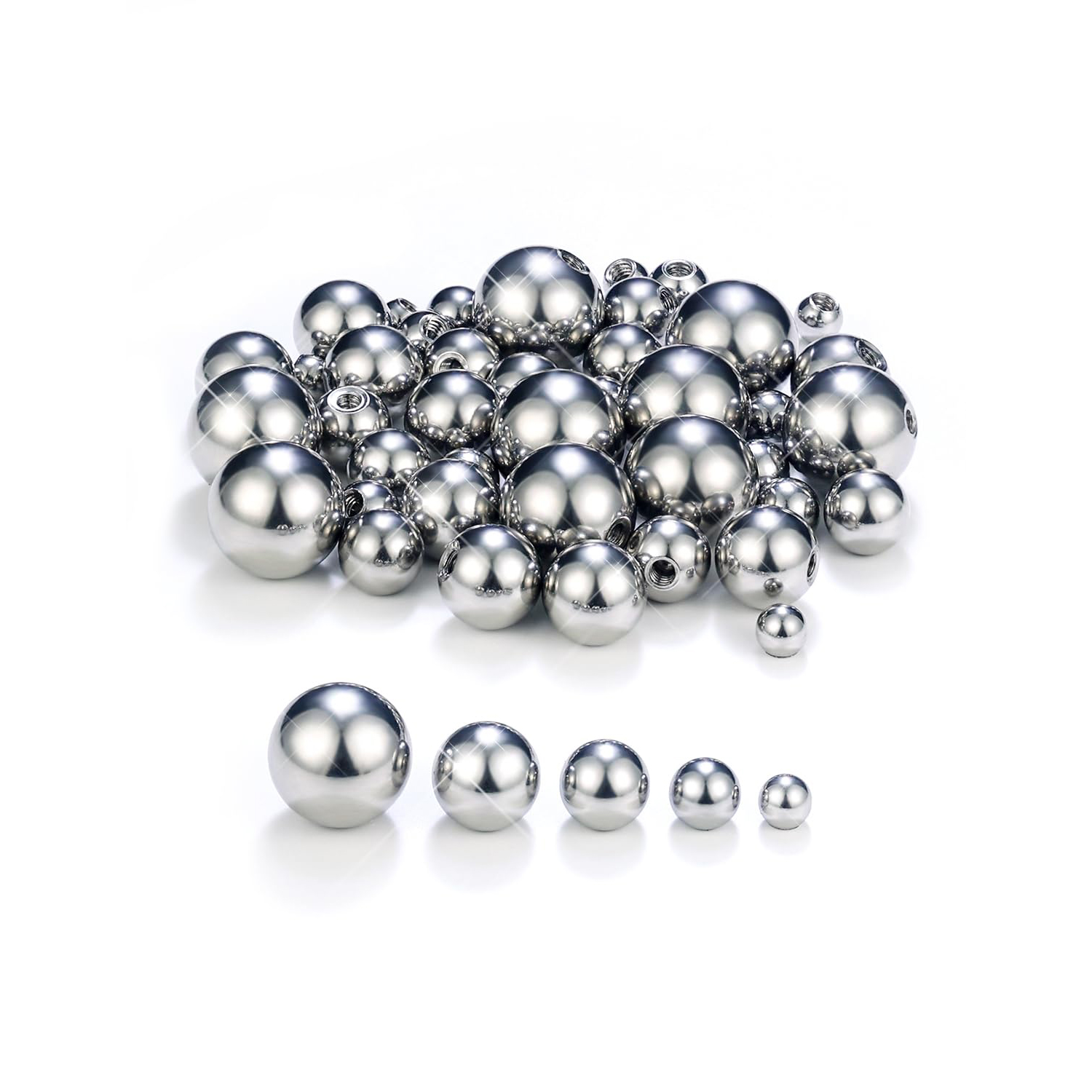 14G 3mm 4mm 5mm 6mm 8mm Bolas  - Body Jewelry Replacement Ball reseña y precio