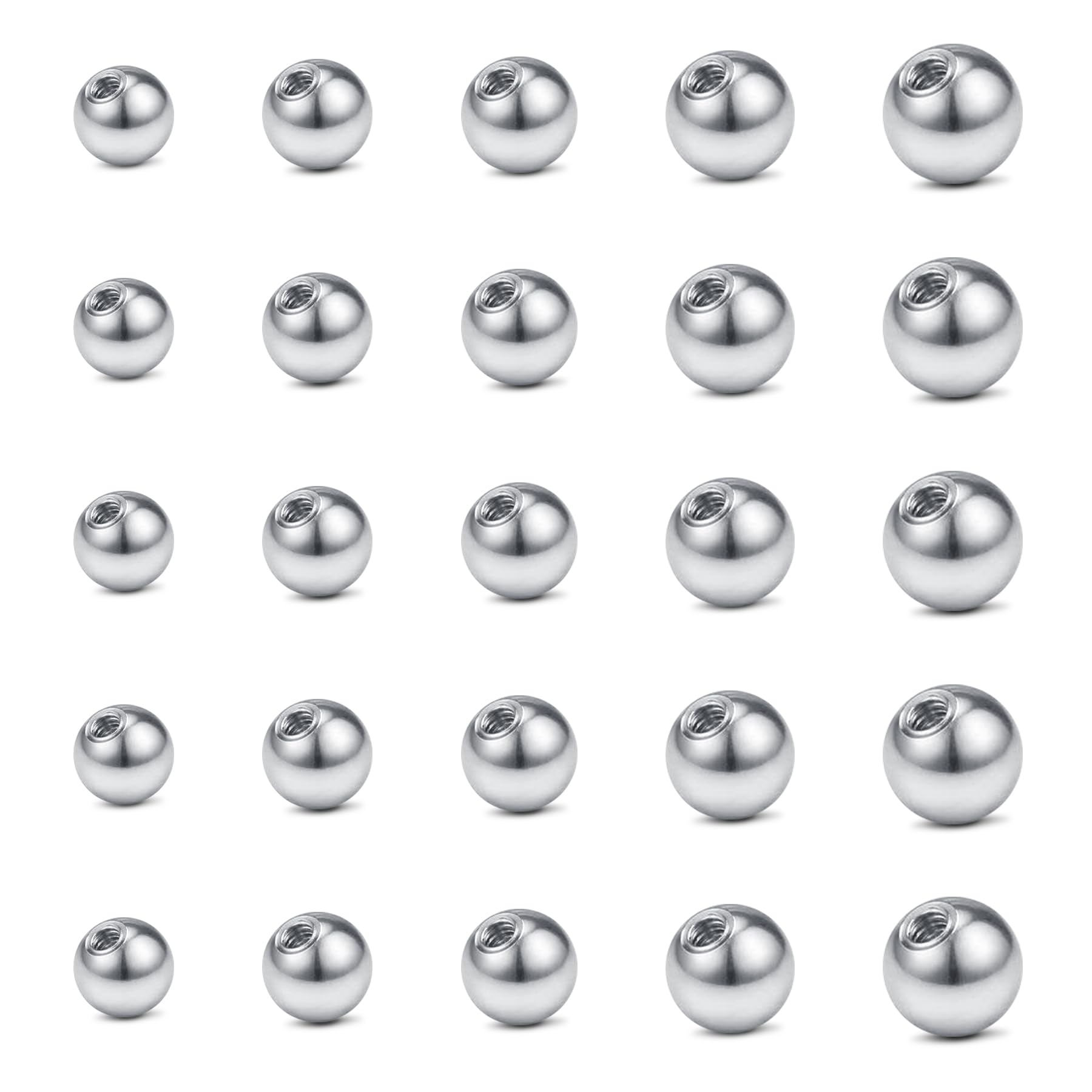 14G 3mm 4mm 5mm 6mm 8mm Bolas  - Body Jewelry Replacement Ball reseña y precio