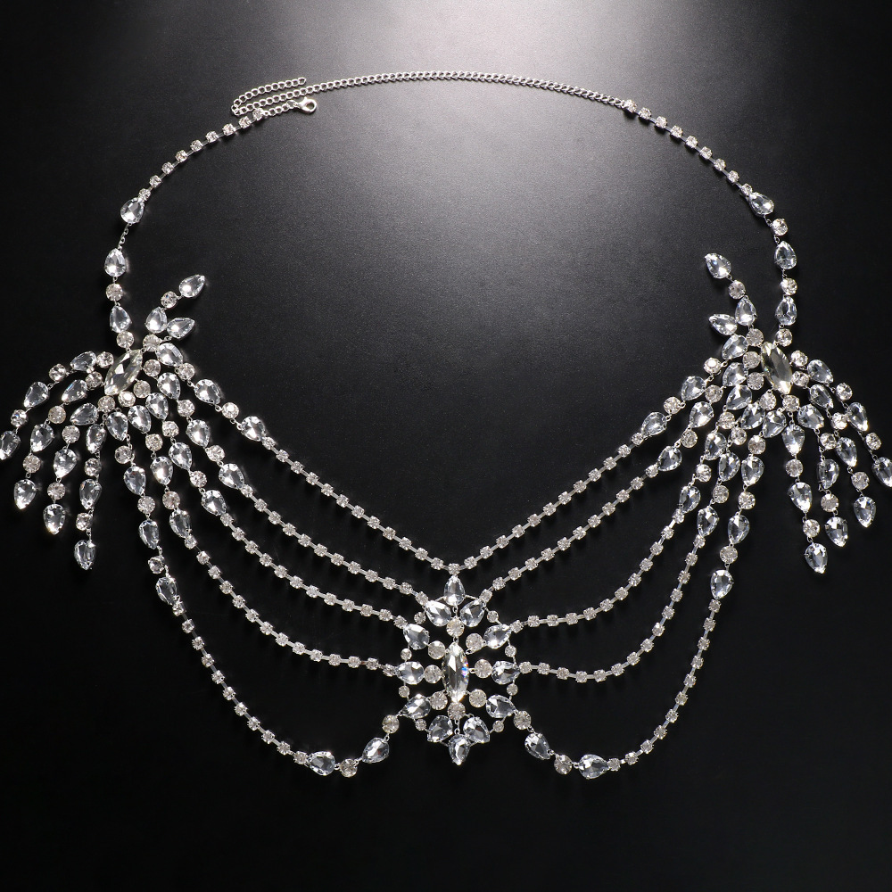 Collar de cadena de hombro nup - Body Jewelry Retainers reseña y precio