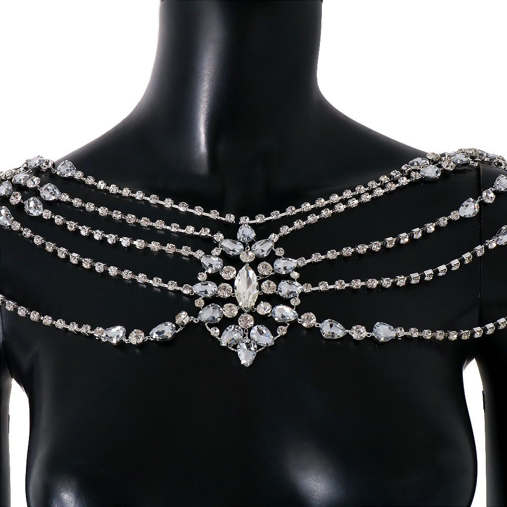 Collar de cadena de hombro nup - Body Jewelry Retainers reseña y precio