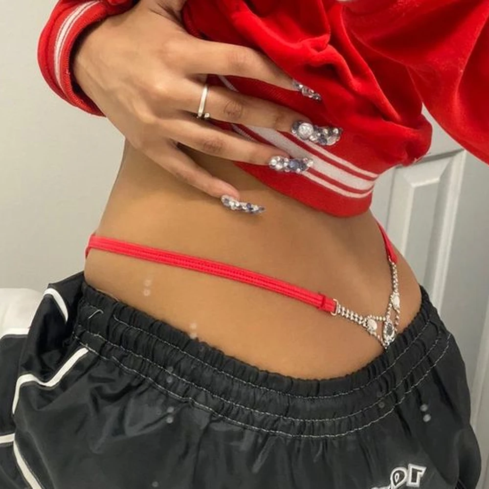 Tanga redonda Sexy con diamant - Body Jewelry Retainers reseña y precio